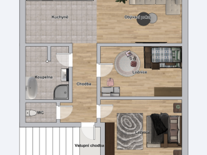 Pronájem bytu 3+kk, Kolín - Kolín V, U Borků, 84 m2