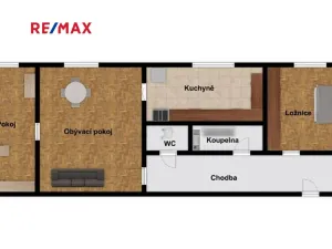 Pronájem bytu 3+1, Praha - Vinohrady, Pod Rapidem, 59 m2