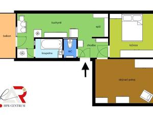 Pronájem bytu 2+1, Vyškov, Puškinova, 46 m2