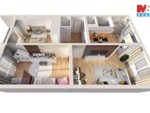 Prodej bytu 3+1, Třebíč - Nové Dvory, Velkomeziříčská, 76 m2