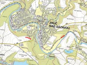 Prodej pole, Zruč nad Sázavou, 7254 m2