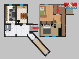 Prodej chaty, Třebovle - Království, 50 m2