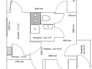 Prodej bytu 3+1, Praha - Chodov, Markušova, 76 m2