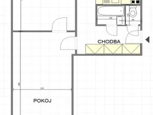 Prodej bytu 2+1, Uherský Brod, Okružní, 52 m2