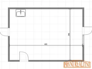Pronájem kanceláře, Uherský Brod, Moravská, 16 m2