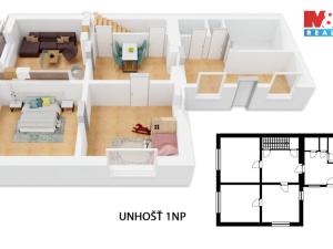 Prodej rodinného domu, Unhošť, Havlíčkova, 221 m2