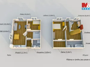 Prodej rodinného domu, Sokolov, Tyršova, 98 m2