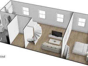 Pronájem bytu 3+kk, Rostěnice-Zvonovice, 64 m2