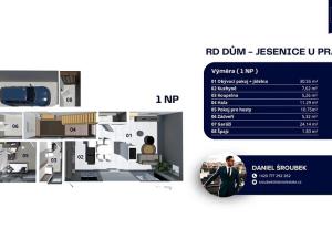 Prodej rodinného domu, Jesenice, Písečná, 165 m2