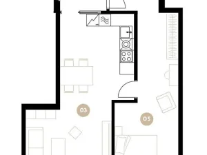 Pronájem bytu 2+kk, Praha - Smíchov, Holečkova, 88 m2