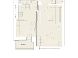 Pronájem bytu 2+kk, Brno, Bayerova, 48 m2