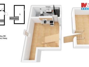 Prodej bytu 2+kk, Ostrava - Zábřeh, U Hřiště, 54 m2