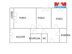 Prodej bytu 3+1, Havířov - Šumbark, Konzumní, 68 m2