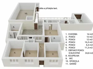 Prodej rodinného domu, Kněždub, 140 m2