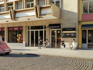 Prodej obchodního prostoru, Praha - Vršovice, Kubánské náměstí, 113 m2