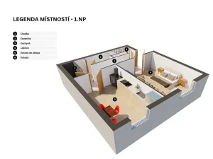 Prodej rodinného domu, Chrást, Pod Nádražím, 60 m2