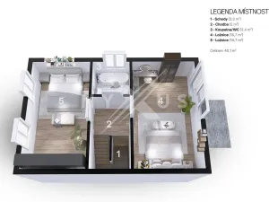 Prodej rodinného domu, Králův Dvůr, Větrná, 80 m2