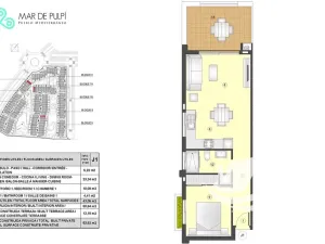 Prodej bytu 2+kk, Pulpí, Španělsko, Calle Mar de Barents, 49 m2
