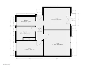 Pronájem bytu 3+kk, Pardubice - Zelené Předměstí, Svobody, 55 m2