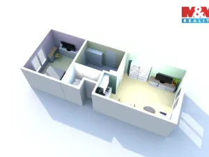 Prodej bytu 2+kk, Děčín - Děčín V-Rozbělesy, Závodní, 42 m2