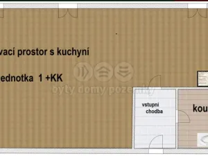 Pronájem bytu 1+kk, Náchod, Borská, 30 m2