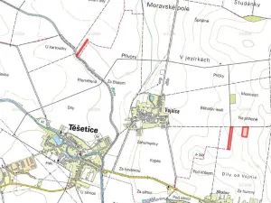 Prodej pole, Ústín, 21355 m2