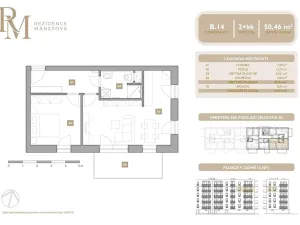 Prodej bytu 2+kk, Lipník nad Bečvou, Mánesova, 50 m2