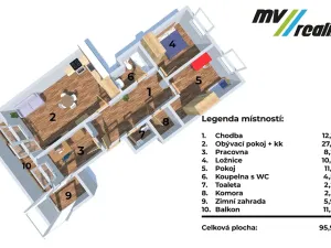Prodej bytu 4+kk, Lysá nad Labem, Zahradní, 78 m2