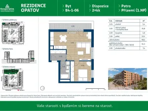 Pronájem bytu 2+kk, Praha - Chodov, Líbalova, 51 m2