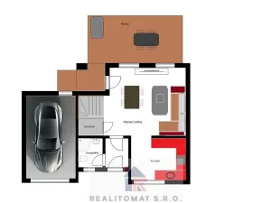 Pronájem rodinného domu, Horoušany, Na Svahu, 133 m2