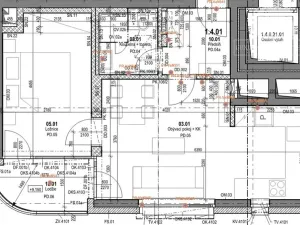 Prodej bytu 2+kk, Praha - Radlice, U Komína, 45 m2