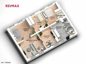 Prodej rodinného domu, Plaňany, Pražská, 152 m2