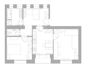 Pronájem bytu 2+1, Praha - Smíchov, Na pláni, 68 m2