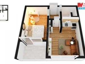 Prodej bytu 2+kk, Rumburk - Rumburk 1, Karoliny Světlé, 41 m2