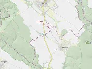 Dražba pozemku, Březník, 488 m2