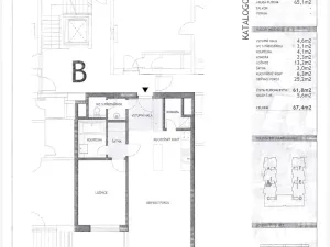 Pronájem bytu 2+kk, Praha - Karlín, Rohanské nábřeží, 65 m2