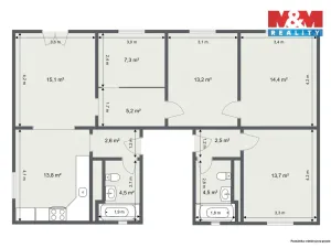 Prodej bytu 5+1, Horní Slavkov, Poštovní, 97 m2