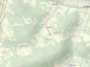 Dražba lesa, Hovězí, 605 m2