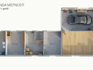 Prodej rodinného domu, Třebotov, Hlavní, 169 m2