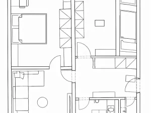 Pronájem bytu 3+1, Praha - Břevnov, Boučkova, 67 m2