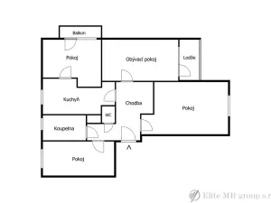 Pronájem bytu 4+1, Nymburk, Dlabačova, 88 m2