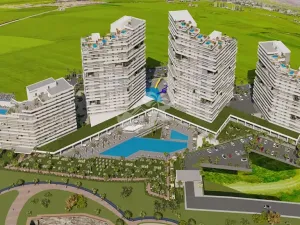 Prodej bytu 3+kk, Trikomo, Kypr, 92 m2