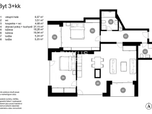 Prodej bytu 3+kk, Praha - Žižkov, Biskupcova, 98 m2