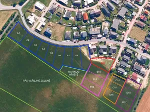 Prodej pozemku pro bydlení, Hrušovany u Brna, Pod Střediskem, 1169 m2