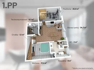 Prodej rodinného domu, Doksy, Severní, 342 m2