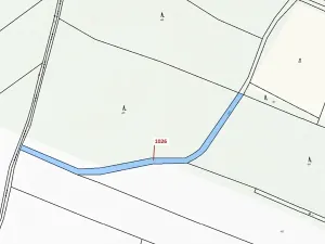 Dražba pozemku, Olešnice, 1135 m2