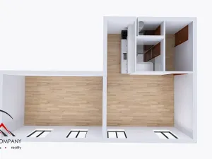 Pronájem bytu 2+kk, Ostrava, Křišťanova, 54 m2