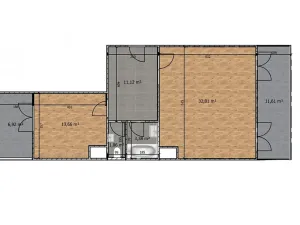 Prodej bytu 2+kk, Praha - Hlubočepy, Silurská, 64 m2