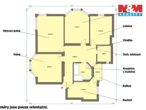 Prodej bytu 4+1, Cheb, Májová, 121 m2