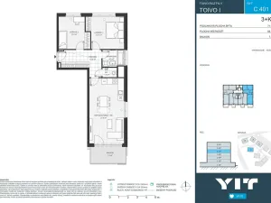 Prodej bytu 3+kk, Praha - Chodov, Komárkova, 69 m2